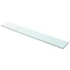 VidaXL Wandschap Transparant 100x15 Cm Glas
