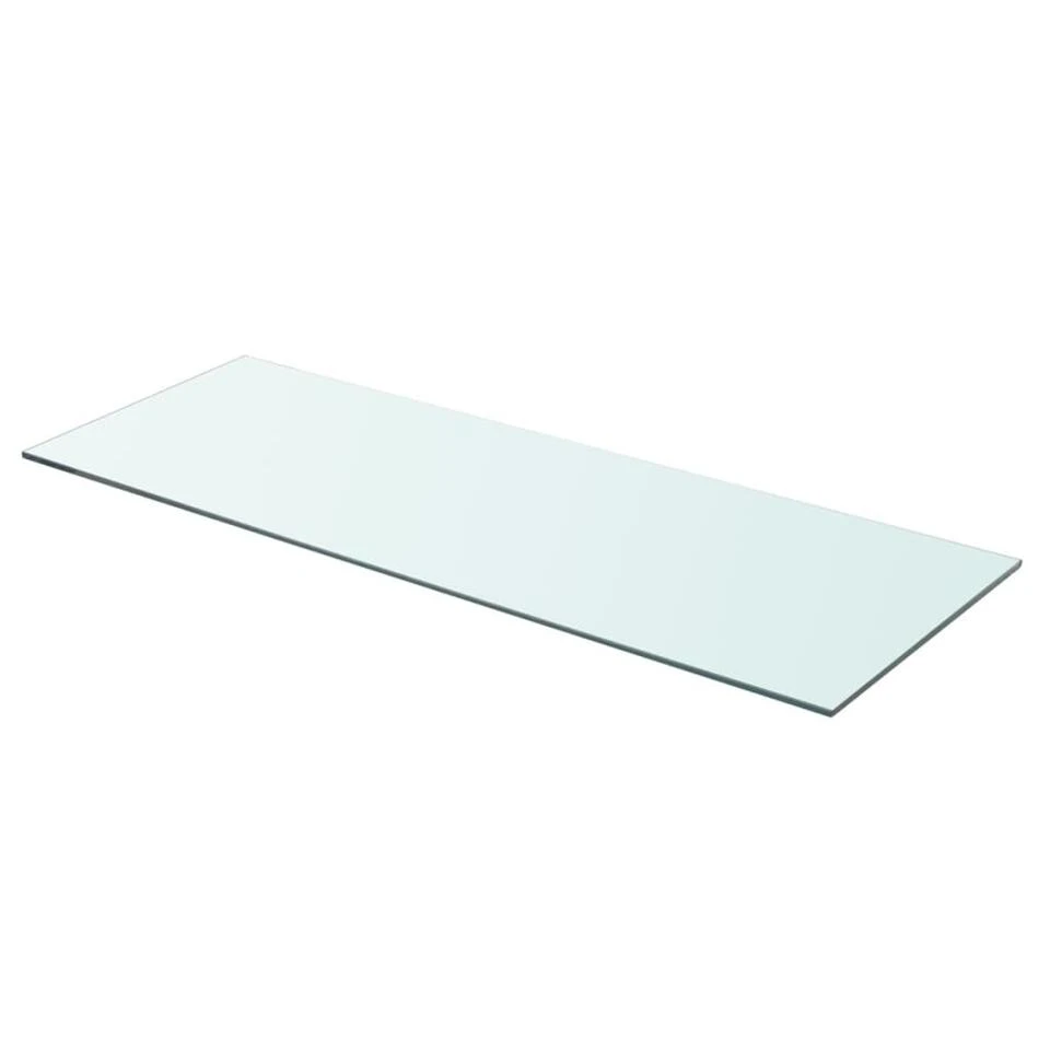 VidaXL Wandschap Transparant 80x30 Cm Glas