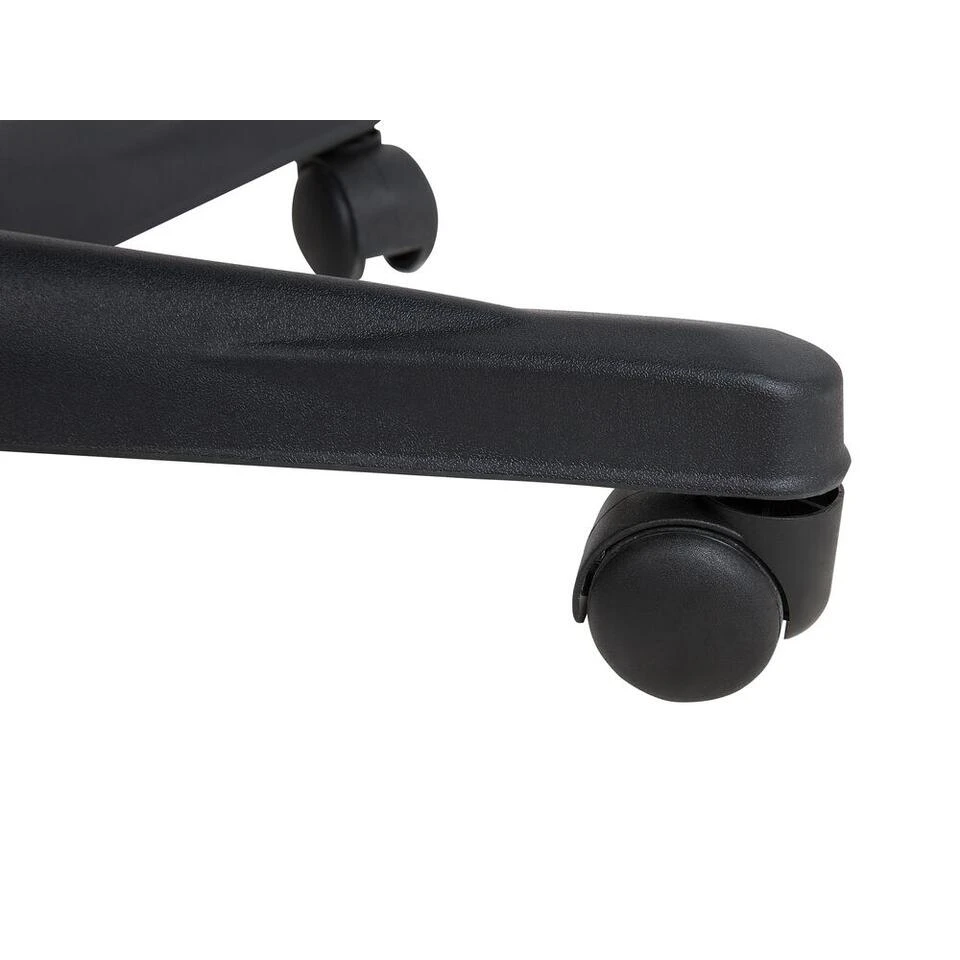 Beliani Bureaustoel DELUXE - Zwart Kunstleer - Afbeelding 2