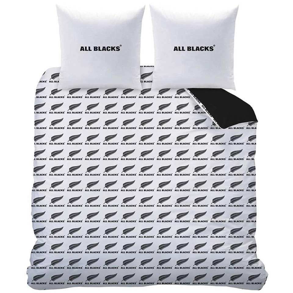 All Blacks Polo - Dekbedovertrek - Tweepersoons - 200 X 200 Cm - Zwart - Afbeelding 2