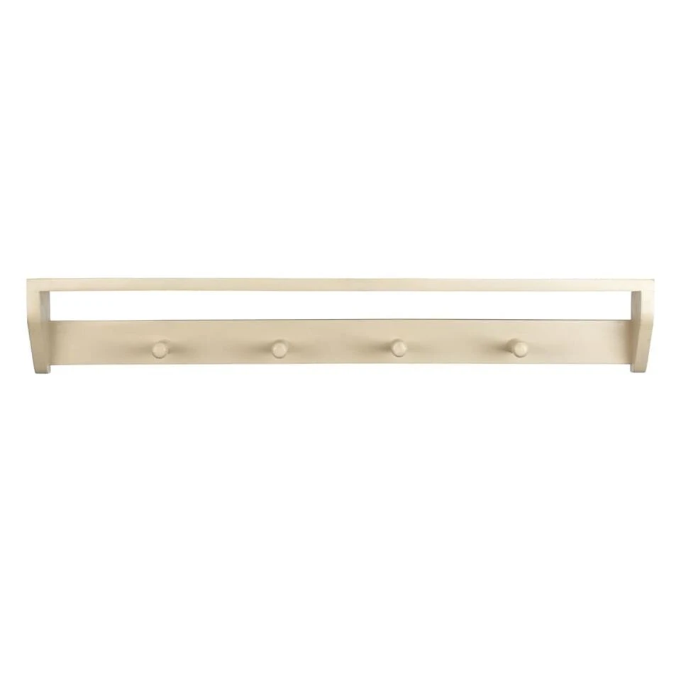 KidsDepot Kapstok Xenn 89x10x14 Cm Hout Wit - Afbeelding 2