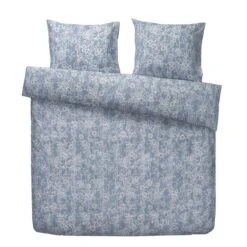 Dekbedovertrek Kari Botanisch - Blauw - 200x220 Cm