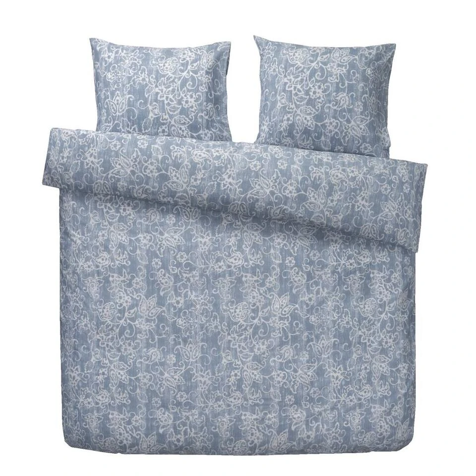 Dekbedovertrek Kari Botanisch - Blauw - 200x220 Cm