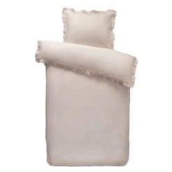 Royal Dekbedovertrek Cato Effen - Roze - 140x200/220 Cm