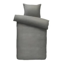 Royal Dekbedovertrek Weston Effen - Antraciet - 140x200/220 Cm
