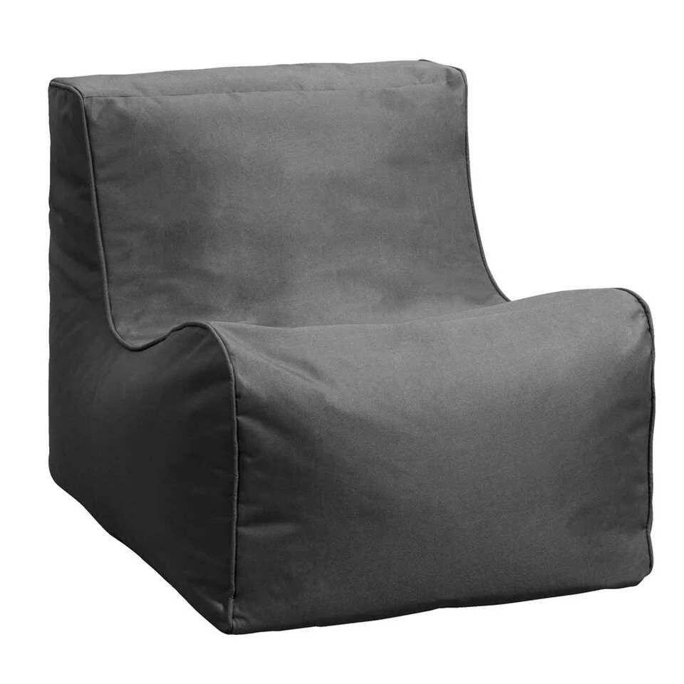 Lebel Loungestoel - Antraciet - 80x60x65 Cm - Afbeelding 2