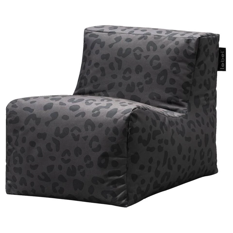 Loungestoel Leopard Lebel - Antraciet - 75x55x60 Cm - Afbeelding 2