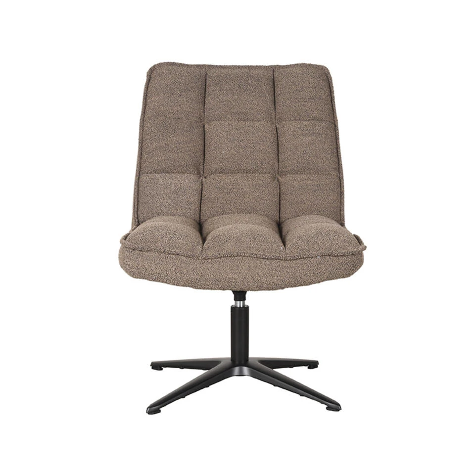 LABEL51 Fauteuil Vince - Bruin - Boucle - Afbeelding 2