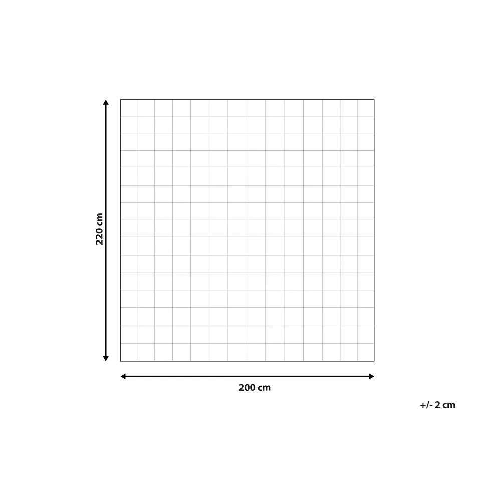 Beliani Dekbed ANNAPURNA - Wit Polyester - Afbeelding 3