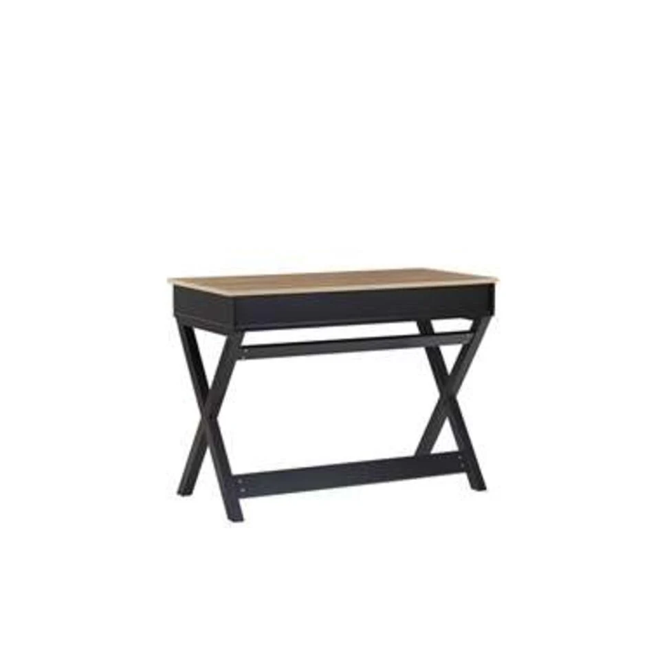 Beliani Bureau EKART - Zwart Vezelplaat - Afbeelding 3