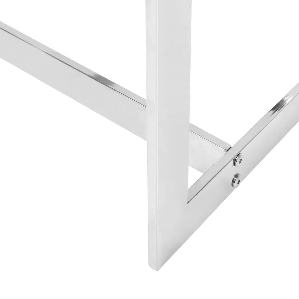 Beliani Salontafel CRYSTAL - Zilver Glas - Afbeelding 3