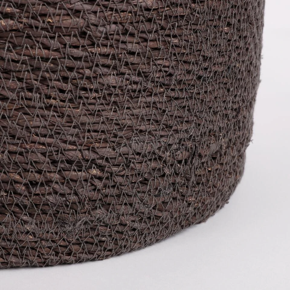 Mica Decorations Atlantic Mand Voor Planten Set Van 2 - Ø30 Cm - Grijs - Afbeelding 3