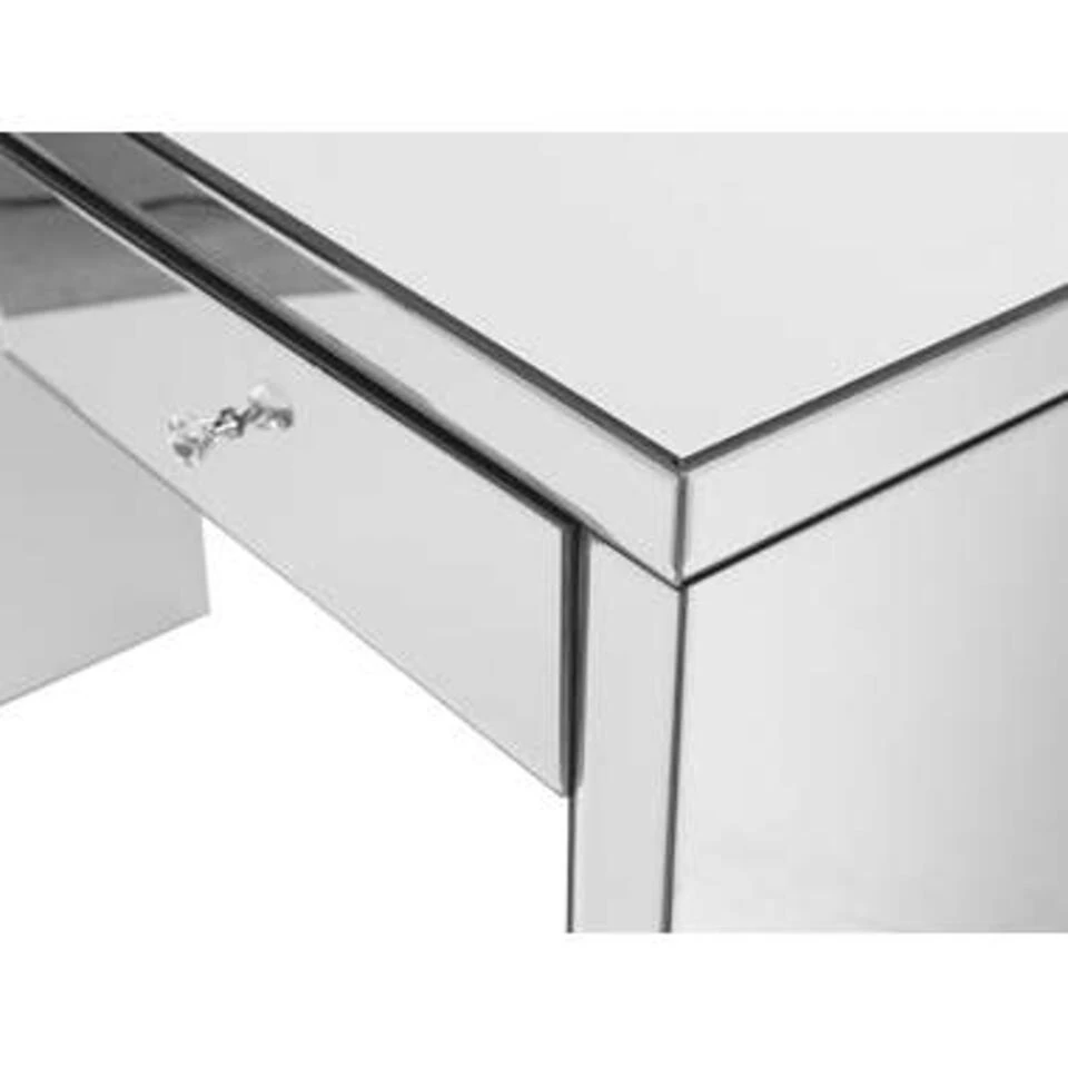 Beliani Consoletafel MARLE - Zilver Glas - Afbeelding 4