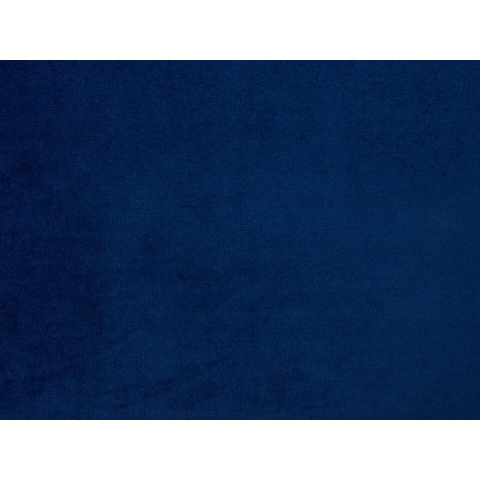 Beliani Fauteuil FENES - Blauw Fluweel - Afbeelding 3