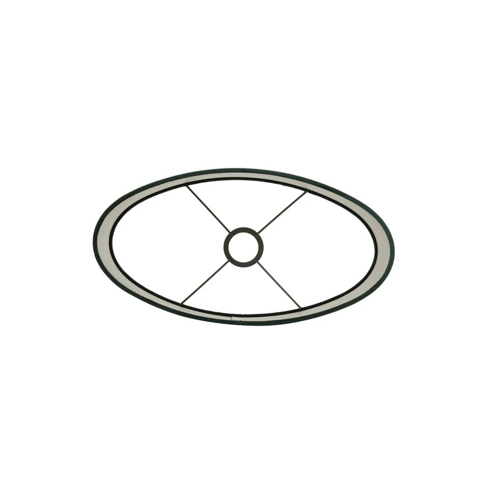 Lampenkap Ovaal Velours - Dutch Green - 30x15x25cm - Afbeelding 4