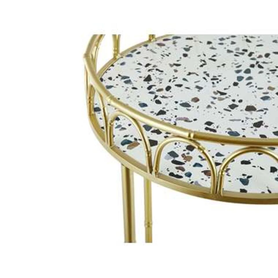 Beliani Keukentrolley SHAFTER - Goud Ijzer - Afbeelding 3