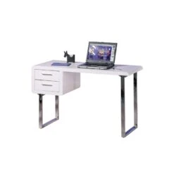 Bureau Claude - Wit - 76x120x55 Cm