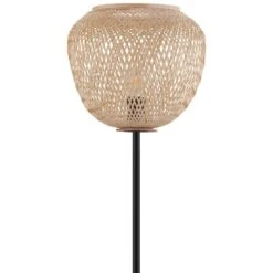 EGLO Vloerlamp Dembleby - Zwart/bruin