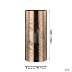 EGLO Tafellamp Tabiago - Zwart/rose Goud