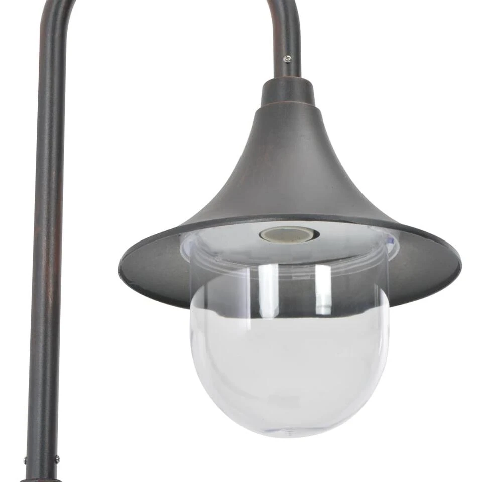 VidaXL Paalverlichting Tuin E27 120 Cm Aluminium Brons - Afbeelding 3