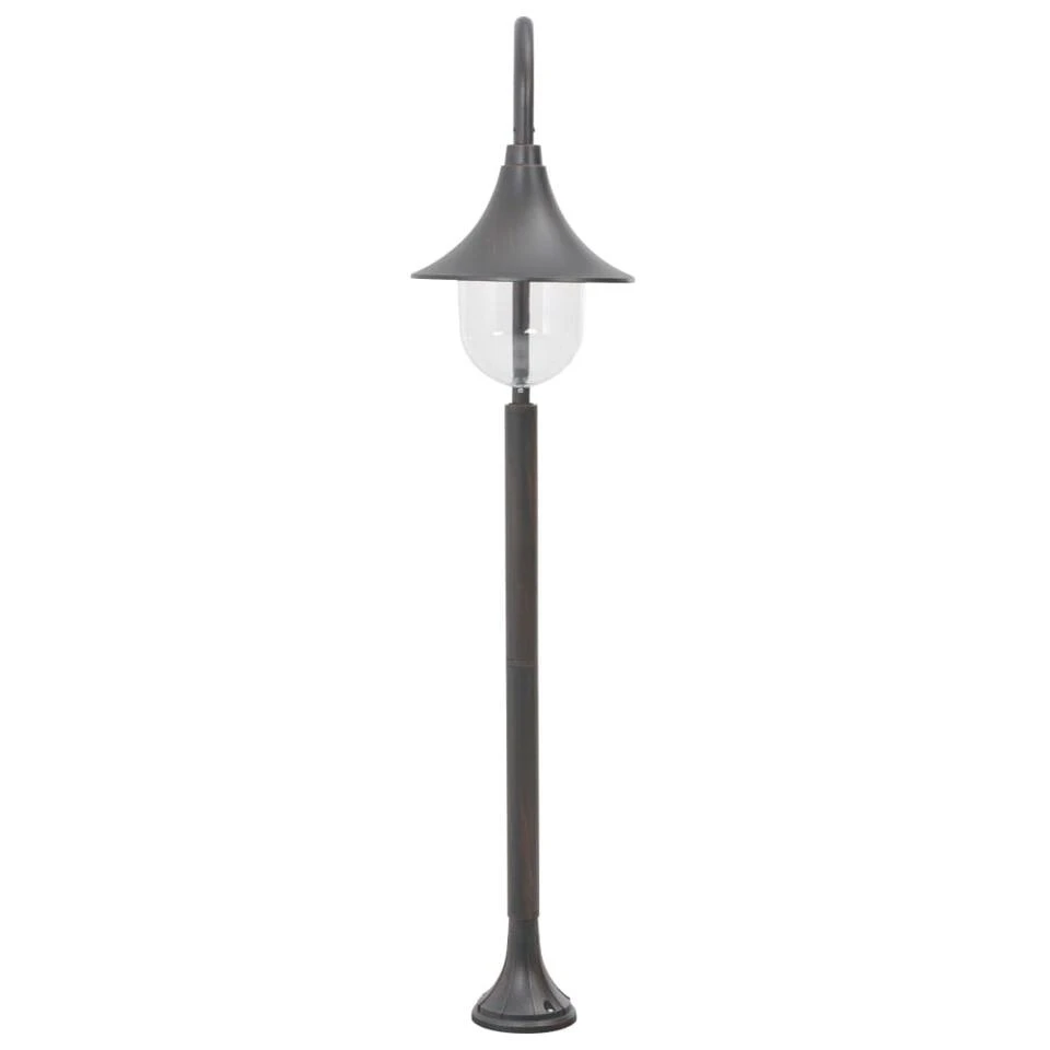 VidaXL Paalverlichting Tuin E27 120 Cm Aluminium Brons - Afbeelding 2