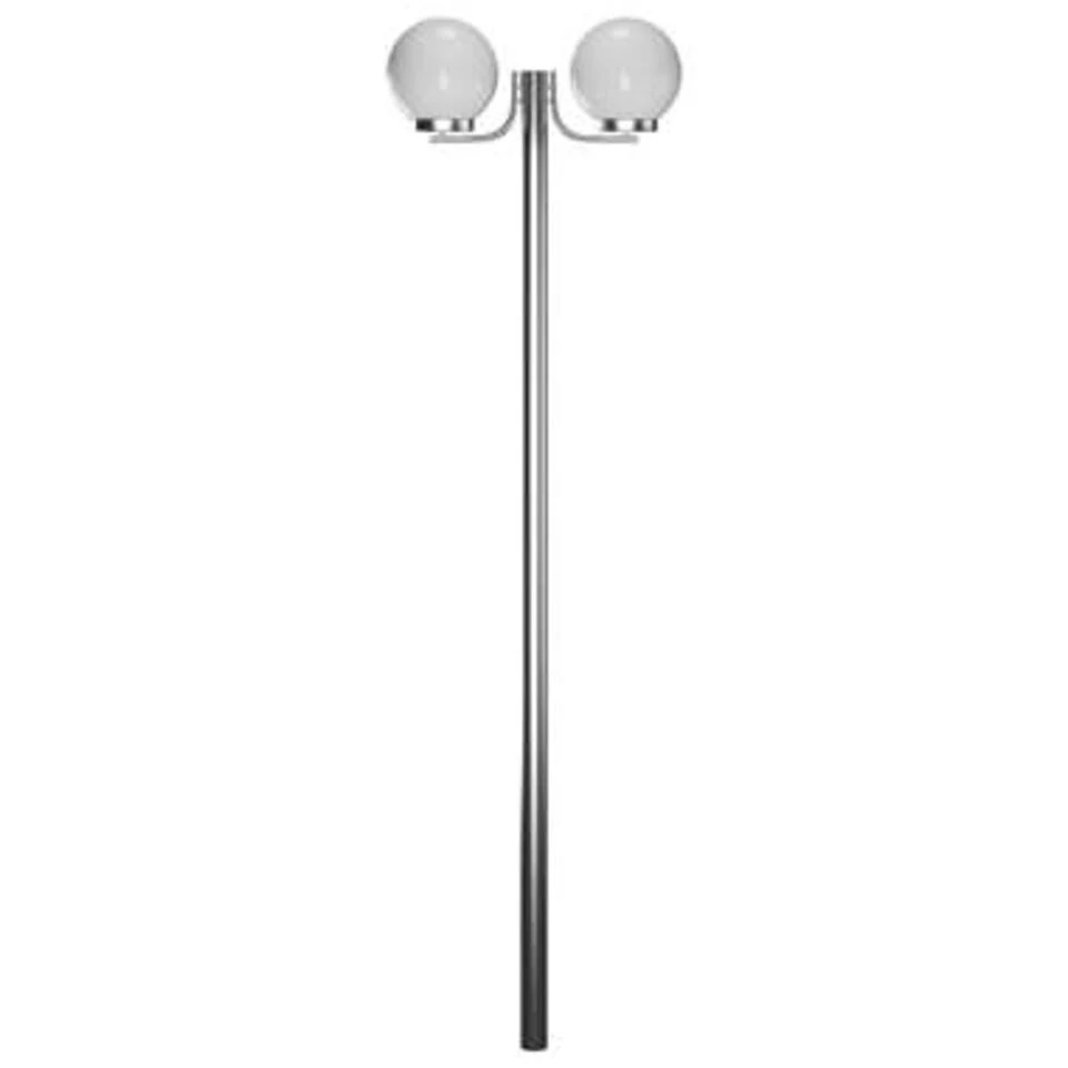 VidaXL Tuinlantaarn Met 2 Peertjes 220 Cm - Afbeelding 2