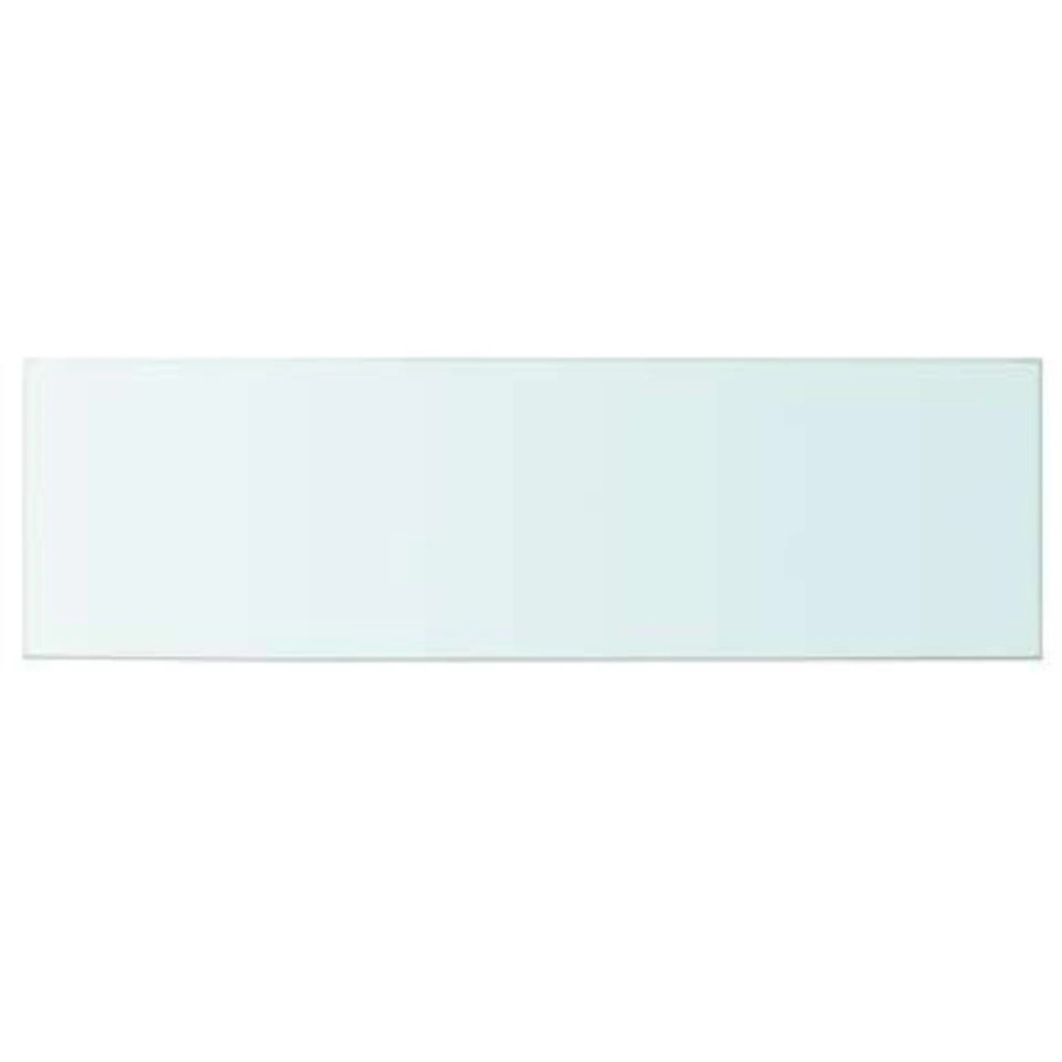 VidaXL Schappen 2 St 100x30 Cm Glas Transparant - Afbeelding 3