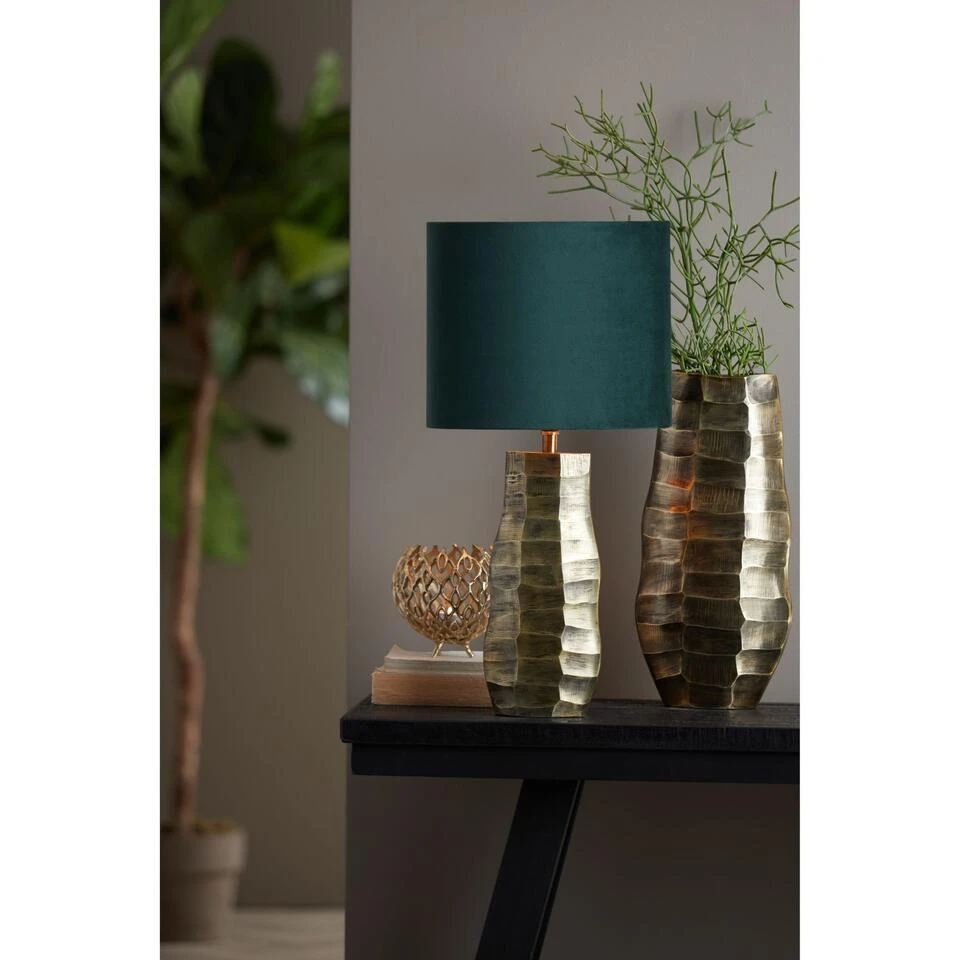 Lampenkap Ovaal Velours - Dutch Green - 30x15x25cm - Afbeelding 2