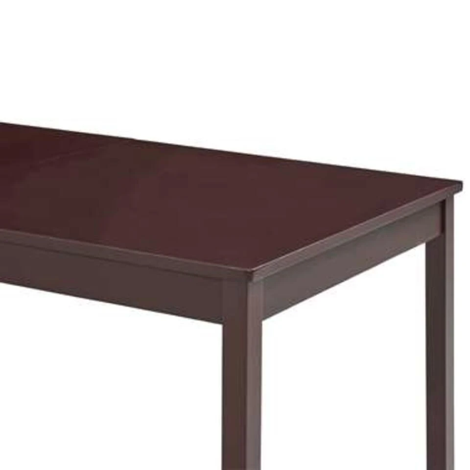 VidaXL Eettafel 180x90x73 Cm Grenenhout Donkerbruin - Afbeelding 4