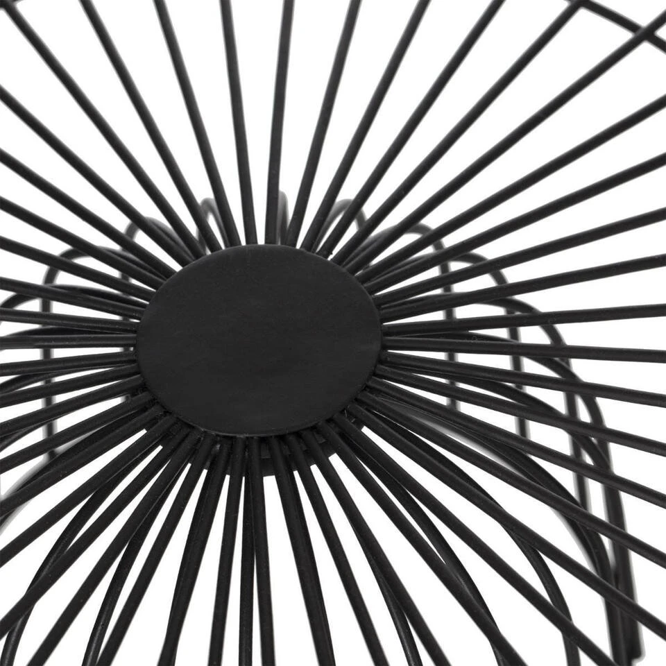 5five Fruitschaal-fruitmand - Op Voet - Rond - Metaal - 28 Cm - Afbeelding 2