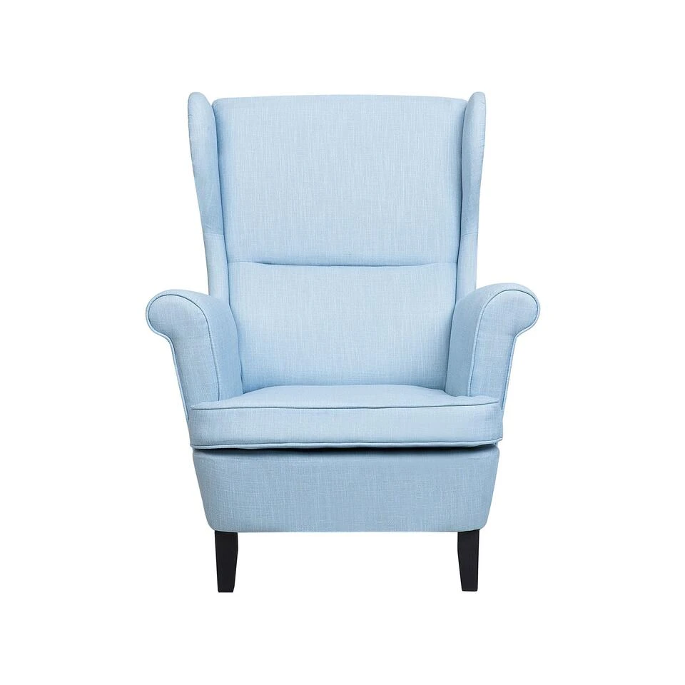 Beliani Oorfauteuil ABSON - Blauw Polyester - Afbeelding 4