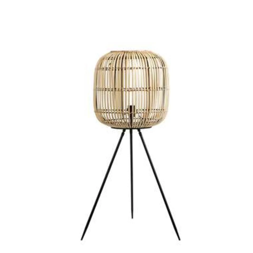 Mica Decorations Figo Vloerlamp - H90 X Ø36 Cm - Bamboe - Bruin - Afbeelding 2