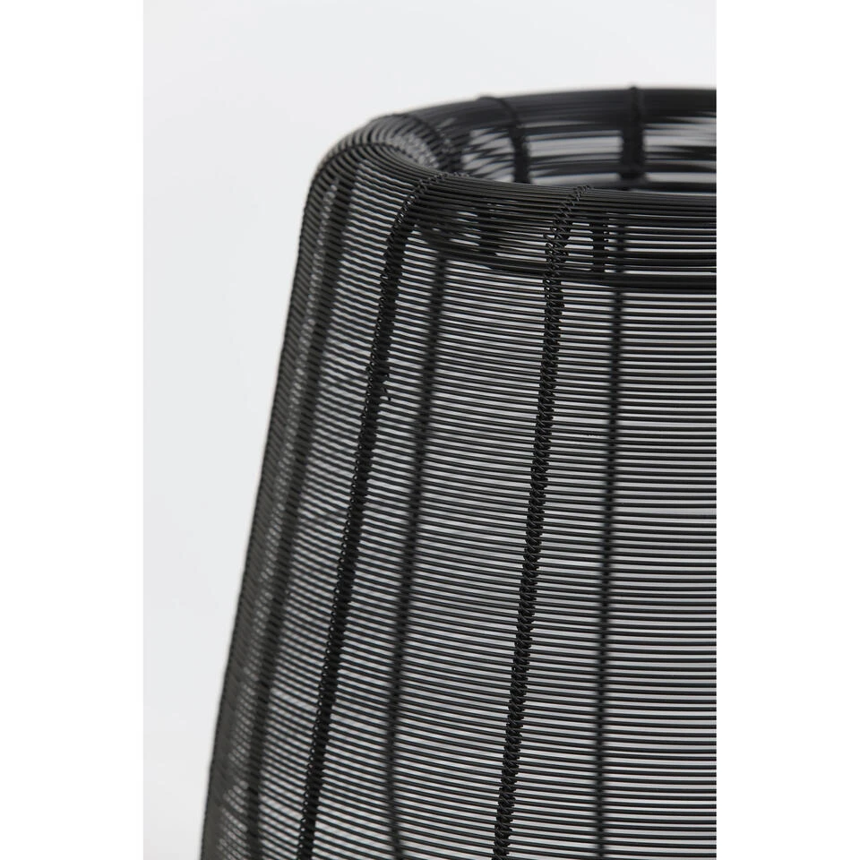 Tafellamp Adeta - Zwart - Ø22cm - Afbeelding 4