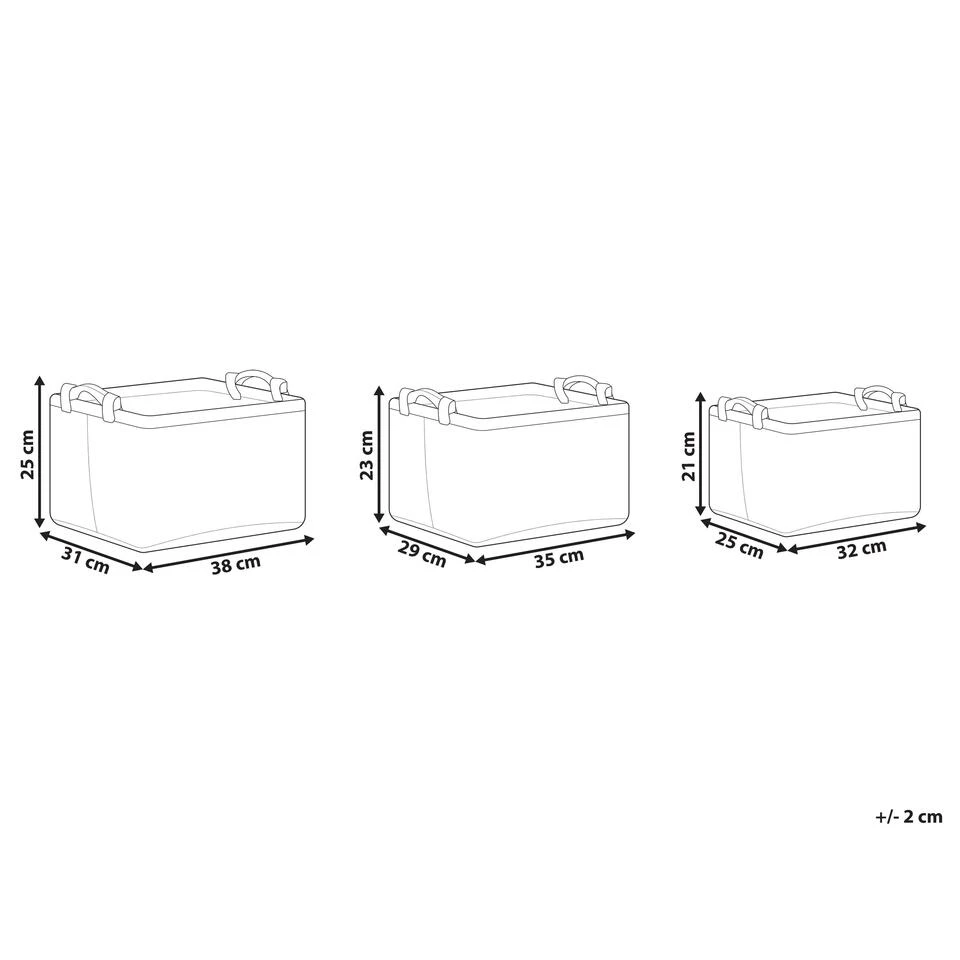 Beliani Mand BAYSAI - Grijs Vilt - Afbeelding 2